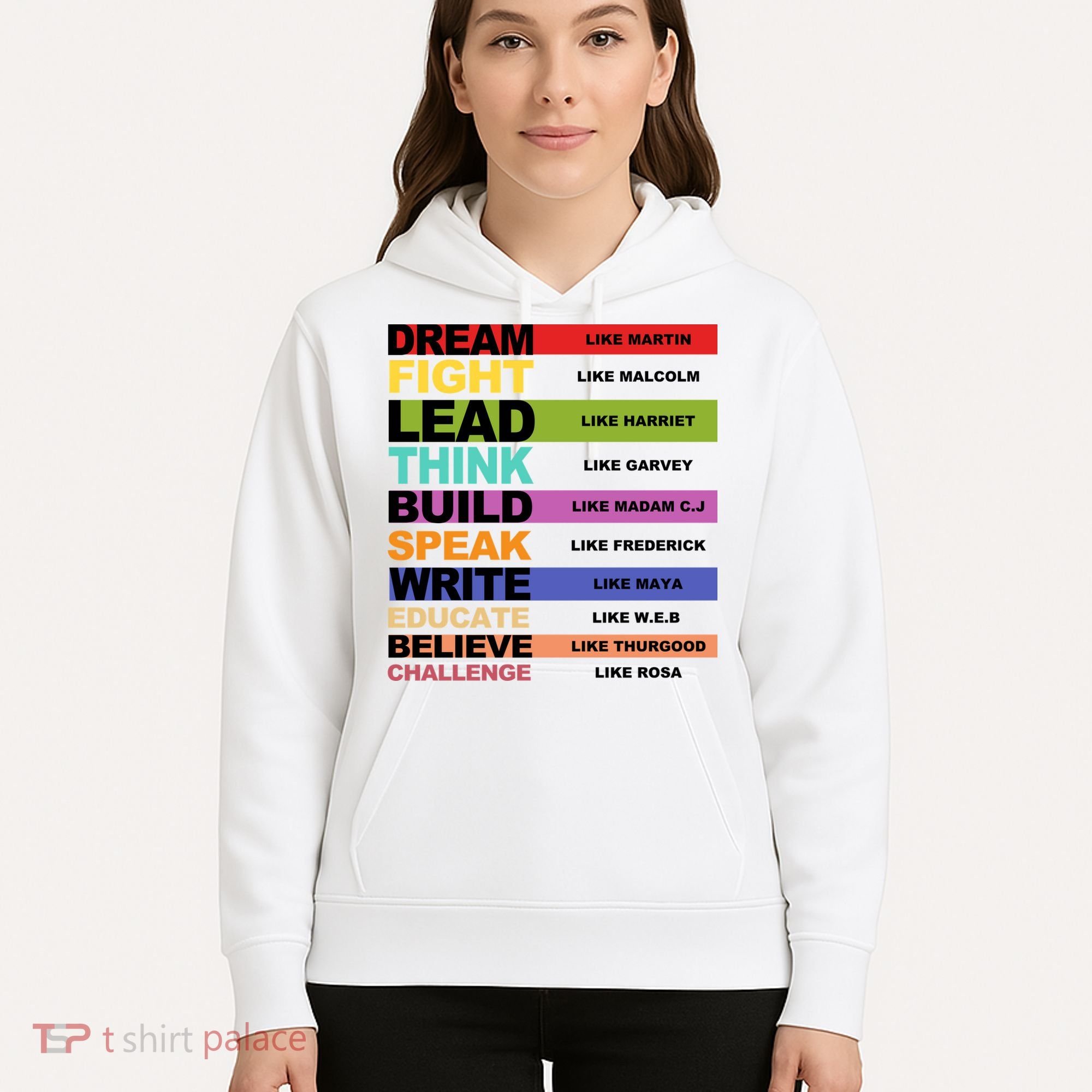 Inspiring Leaders Black History Month Hoodie