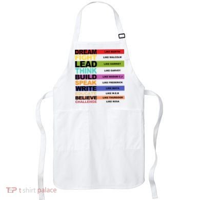 Inspiring Leaders Black History Month Apron