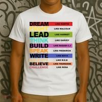 Inspiring Leaders Black History Month T-Shirt thumb 3
