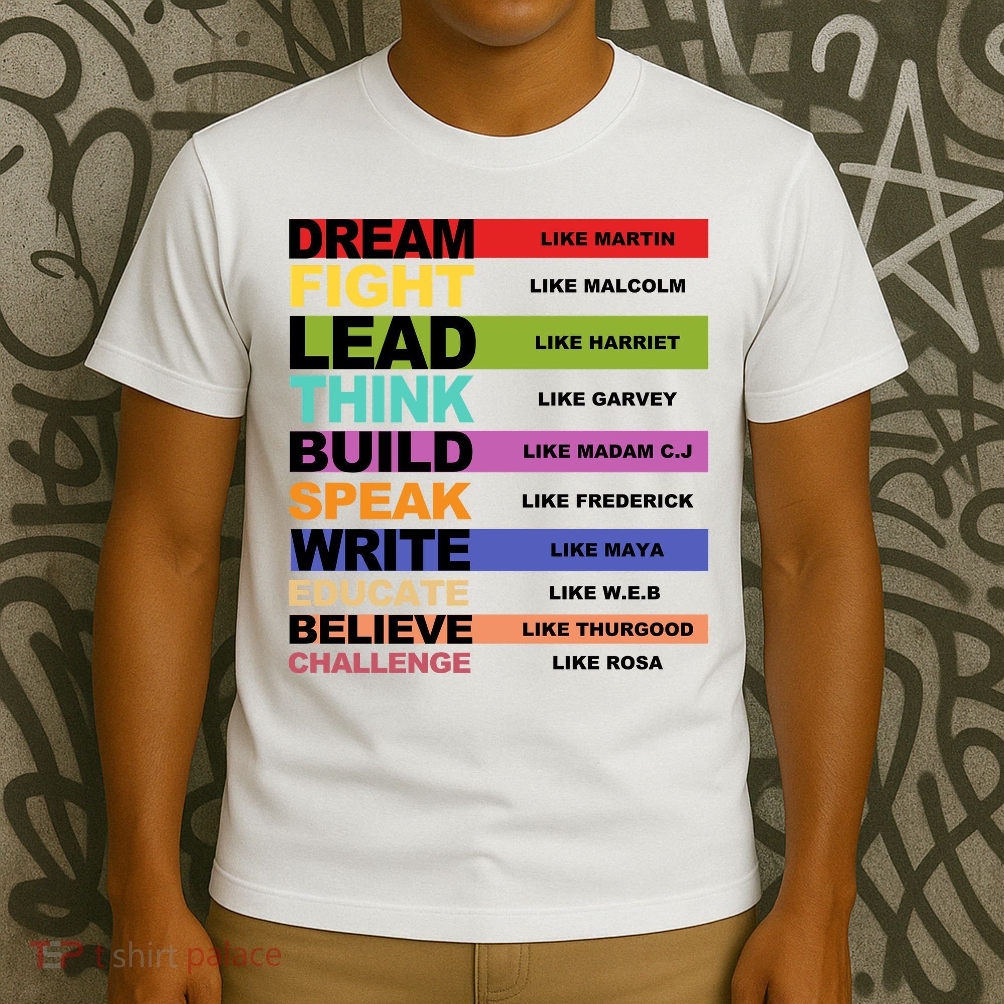 Inspiring Leaders Black History Month T-Shirt