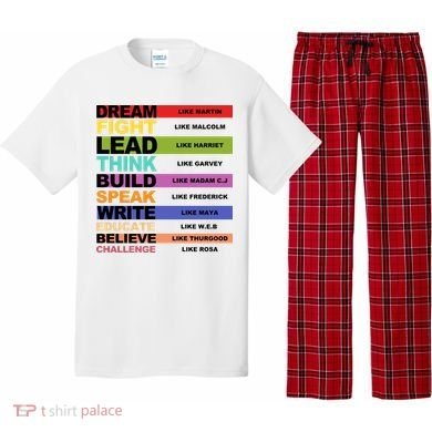 Inspiring Leaders Black History Month Pajama Set