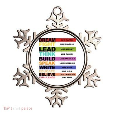 Inspiring Leaders Black History Month Ornament