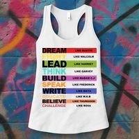 Inspiring Leaders Black History Month Women's Tank Top thumb 3