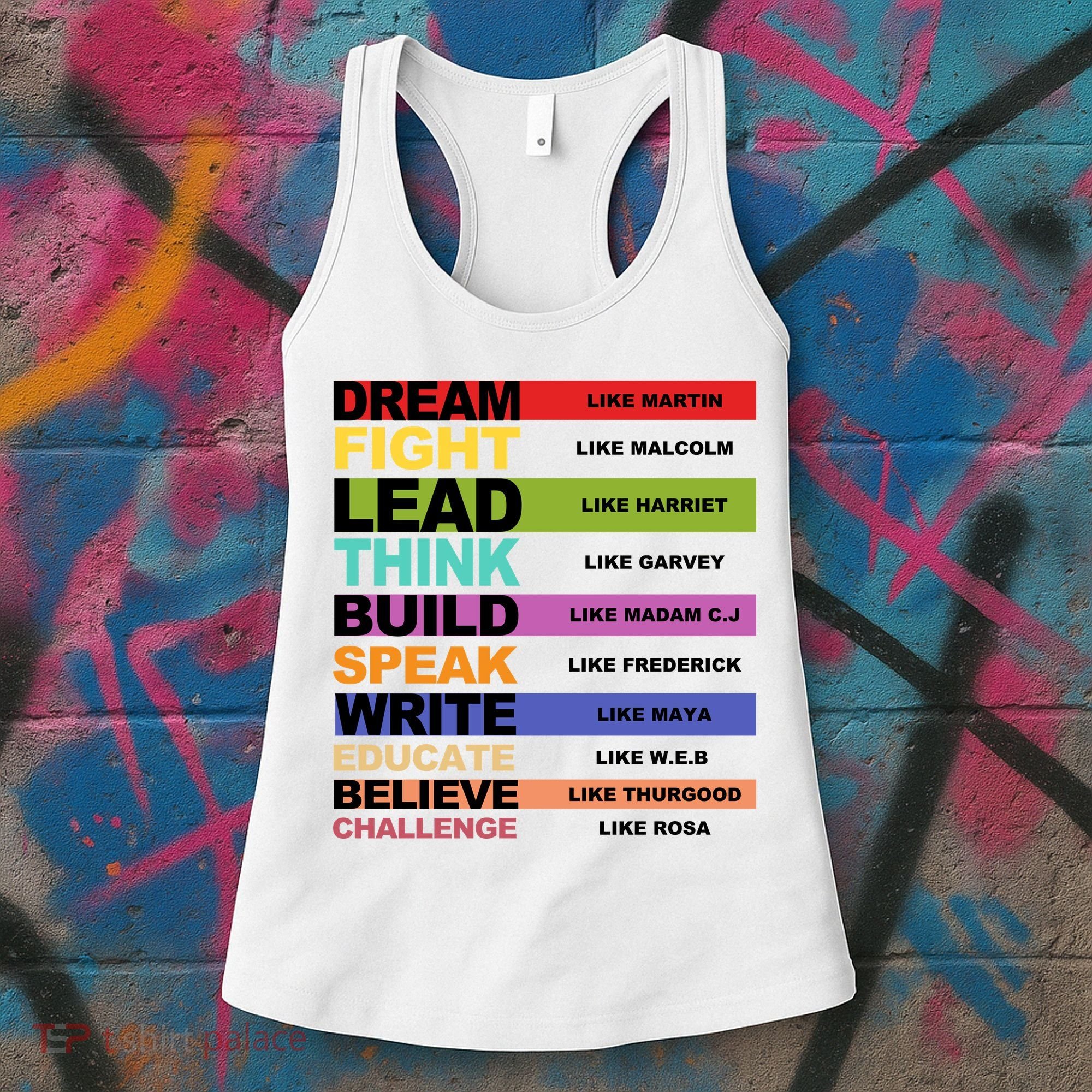 Inspiring Leaders Black History Month Women's Tank Top