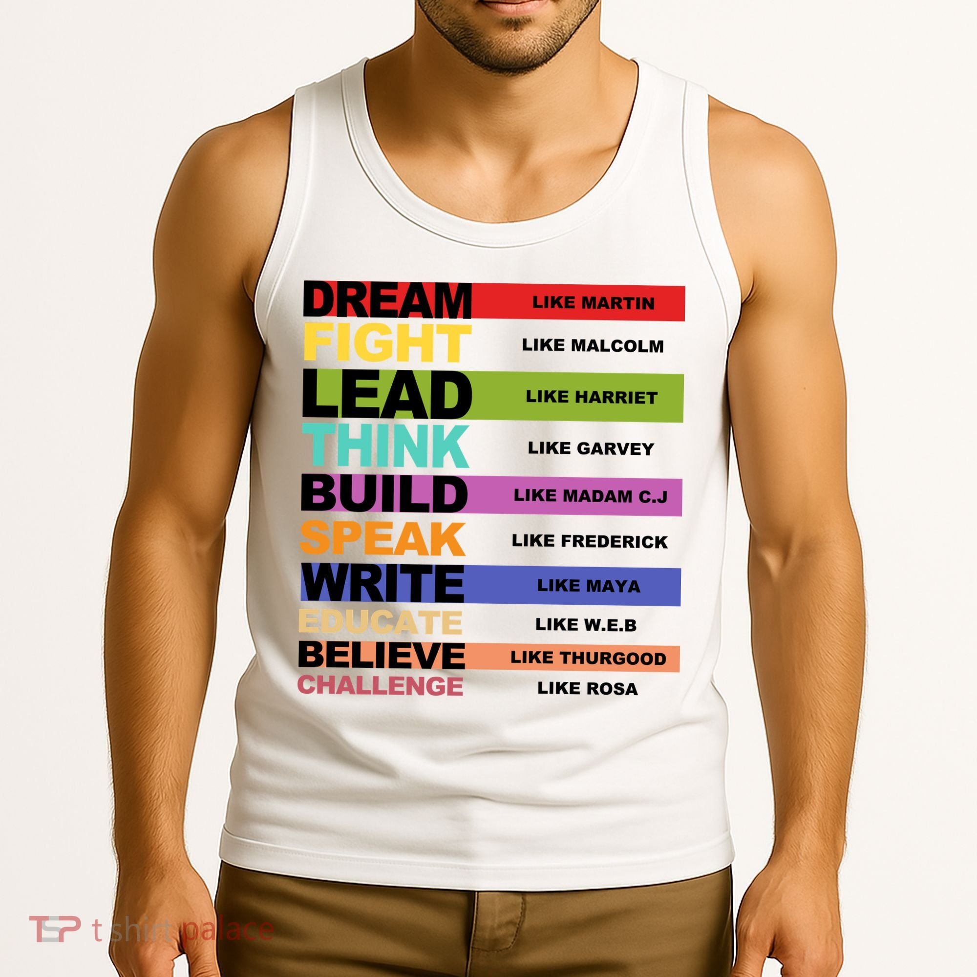 Inspiring Leaders Black History Month Tank Top