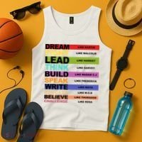 Inspiring Leaders Black History Month Tank Top thumb 4