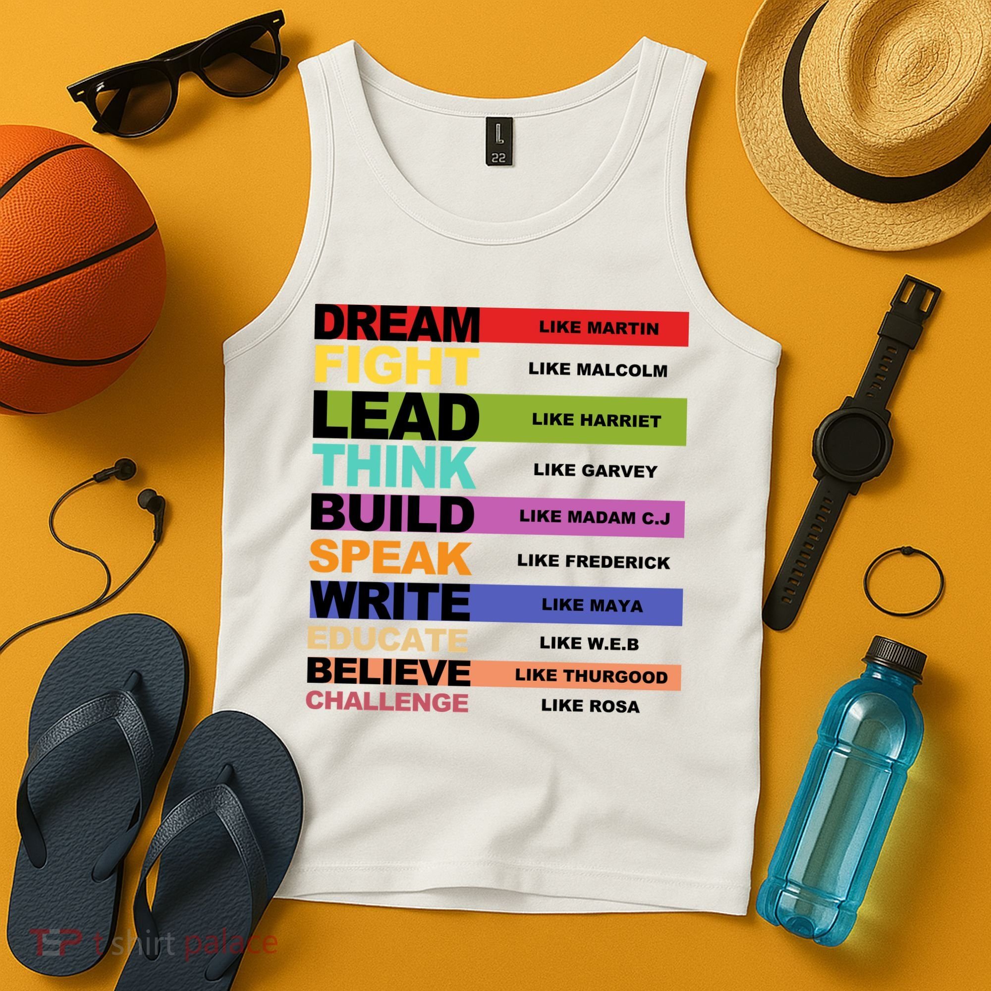 Inspiring Leaders Black History Month Tank Top