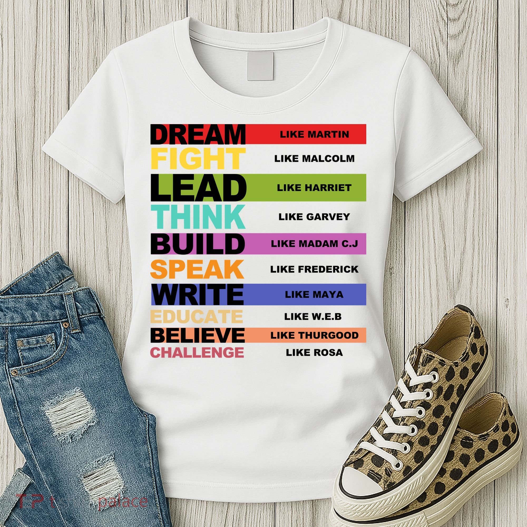 Inspiring Leaders Black History Month Women's T-Shirt
