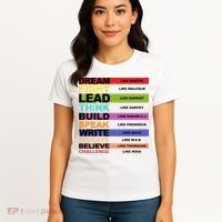 Inspiring Leaders Black History Month Women's T-Shirt thumb 4