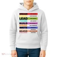 Inspiring Leaders Black History Month Kids Hoodie thumb 4