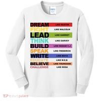 Inspiring Leaders Black History Month Kids Long Sleeve Shirt thumb 0