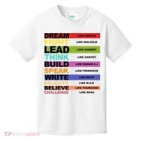 Inspiring Leaders Black History Month Kids T-Shirt thumb 0