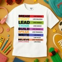 Inspiring Leaders Black History Month Kids T-Shirt thumb 3