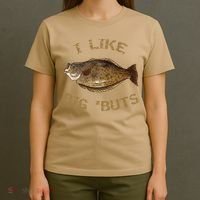 I Like Big 'Buts Halibu For Halibut Fishing T-Shirt thumb 4