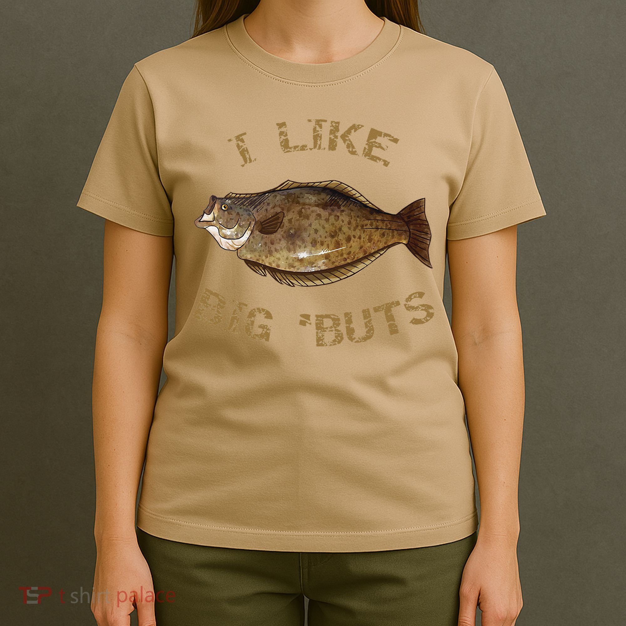 I Like Big 'Buts Halibu For Halibut Fishing T-Shirt