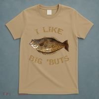 I Like Big 'Buts Halibu For Halibut Fishing T-Shirt thumb 5