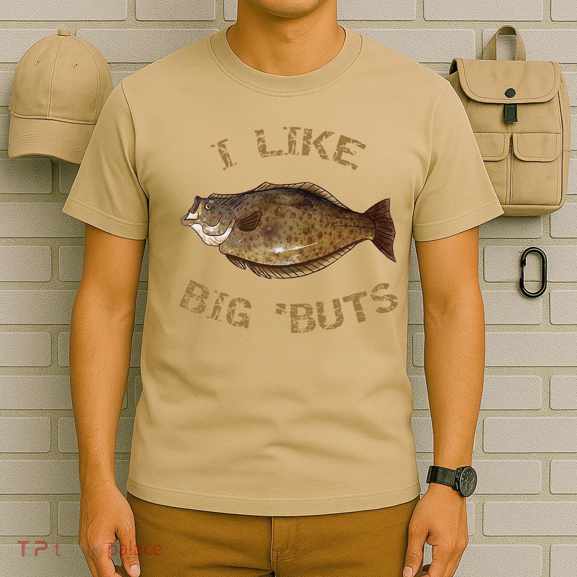I Like Big 'Buts Halibu For Halibut Fishing T-Shirt