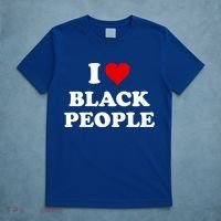 I Love Black People Meaningful Gift Black Pride Tanks Melanin Poppin Gift T-Shirt thumb 5