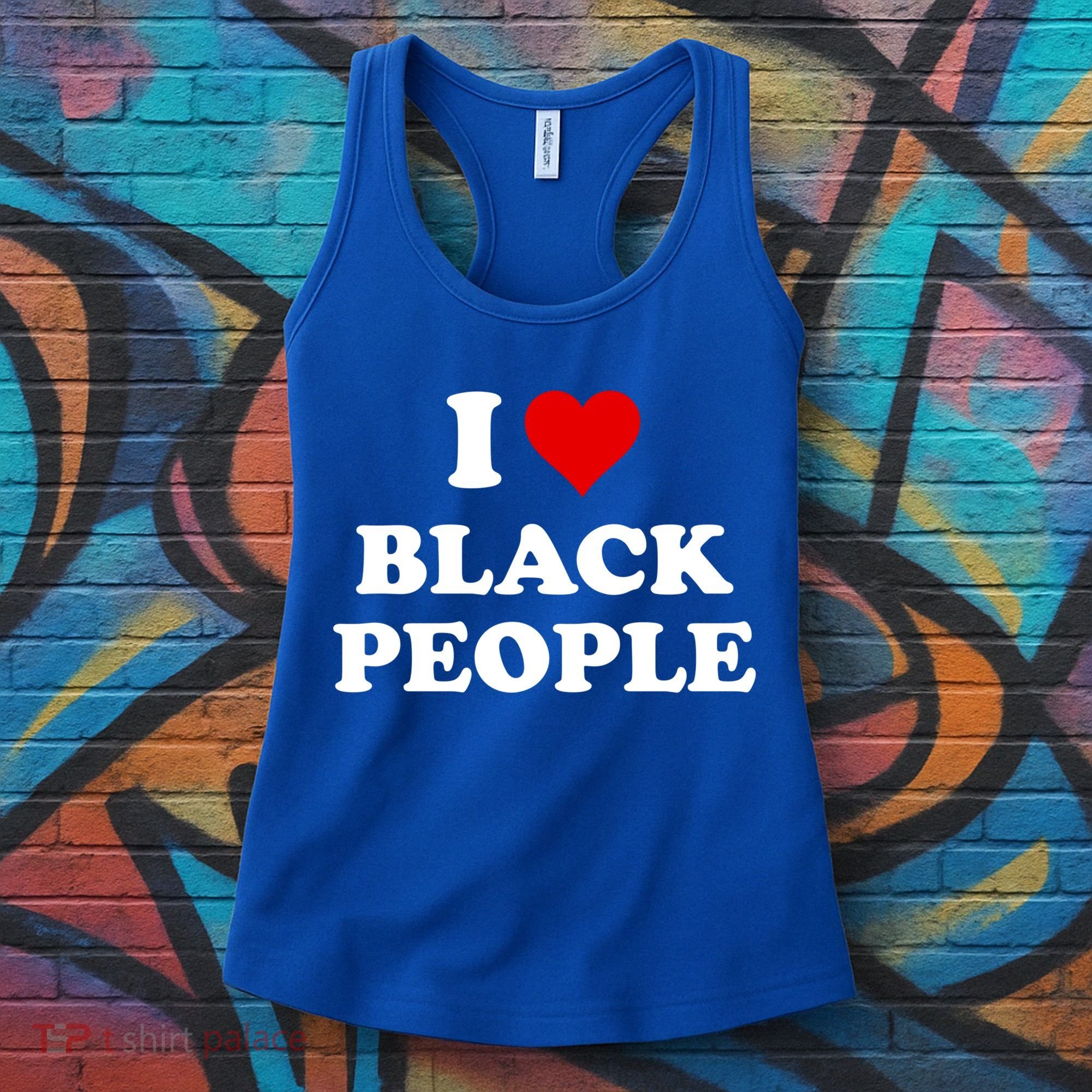 I Love Black People Meaningful Gift Black Pride Tanks Melanin Poppin Gift Women's Tank Top
