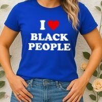 I Love Black People Meaningful Gift Black Pride Tanks Melanin Poppin Gift Women's T-Shirt thumb 2
