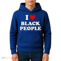 I Love Black People Meaningful Gift Black Pride Tanks Melanin Poppin Gift Kids Hoodie thumb 4