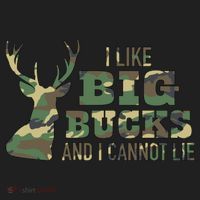 I Like Big Bucks And I Cannot Lie Camo Gift Women's Sweatshirt thumb 2