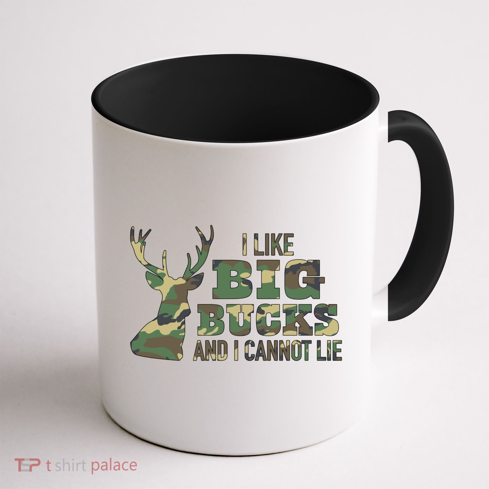 I Like Big Bucks And I Cannot Lie Camo Gift Coffee Mug