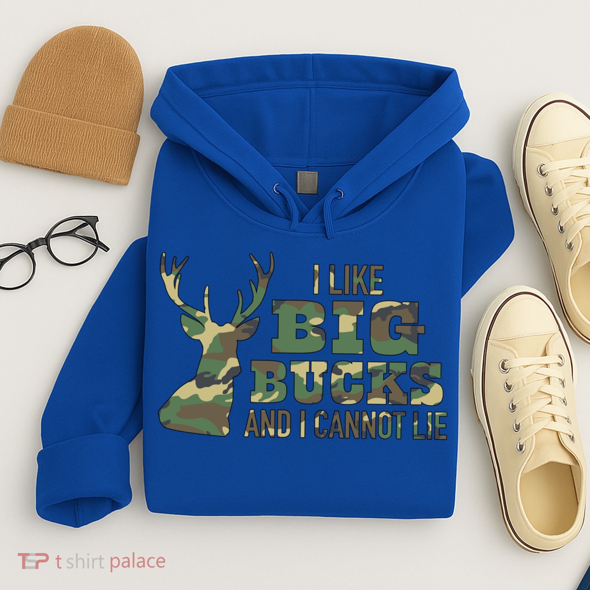 I Like Big Bucks And I Cannot Lie Camo Gift Hoodie