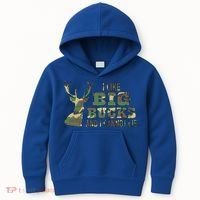 I Like Big Bucks And I Cannot Lie Camo Gift Kids Hoodie thumb 0