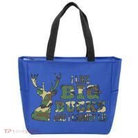 I Like Big Bucks And I Cannot Lie Camo Gift Tote Bag thumb 0