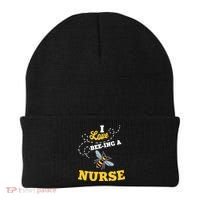I Love BeeIng A Nurse Honey Bee Job Beanie thumb 0