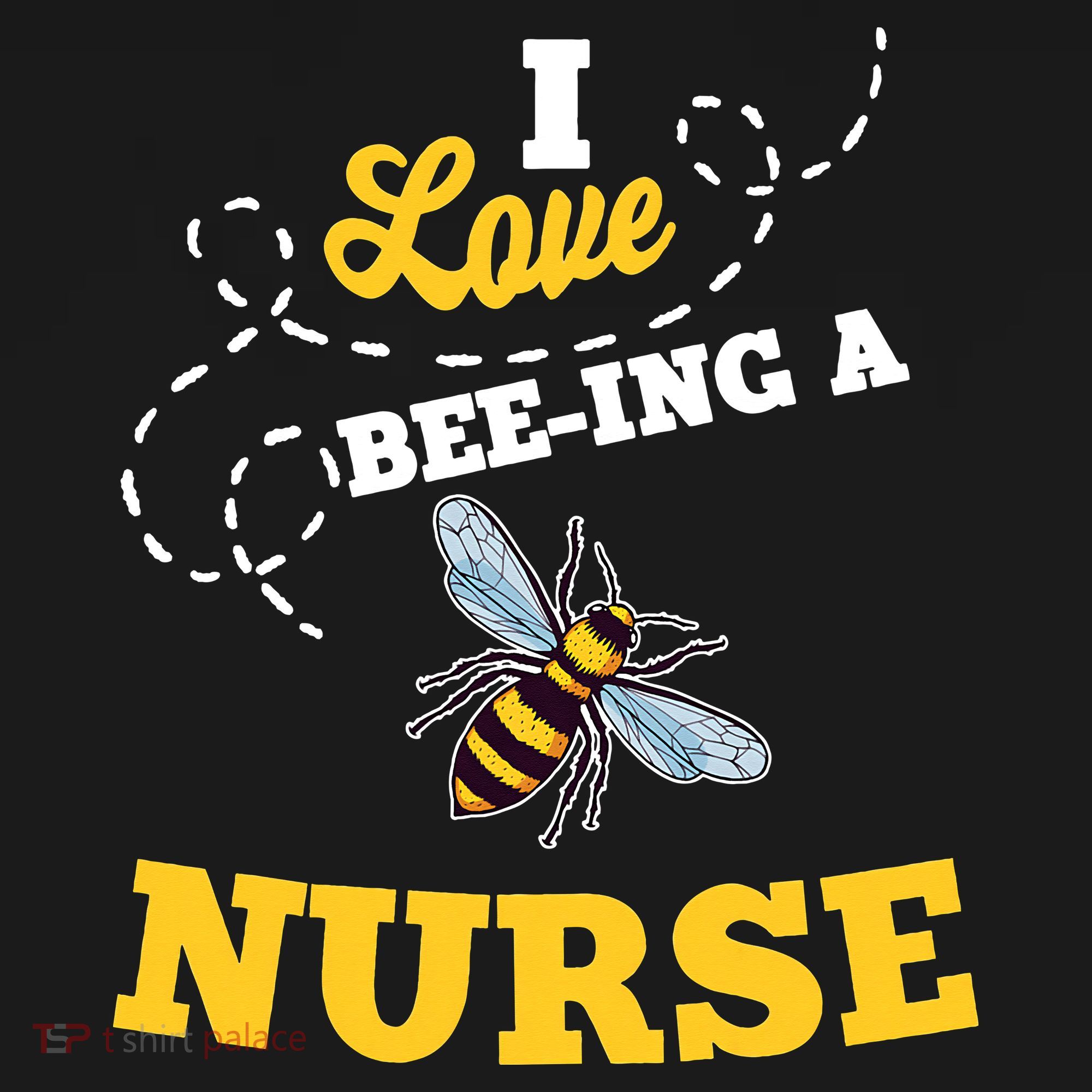 I Love BeeIng A Nurse Honey Bee Job Women's Hoodie