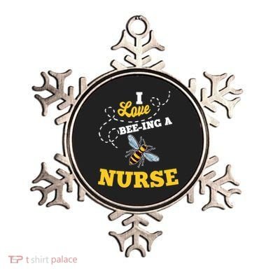I Love BeeIng A Nurse Honey Bee Job Ornament