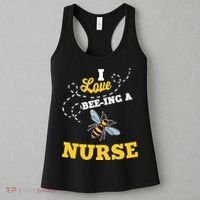 I Love BeeIng A Nurse Honey Bee Job Women's Tank Top thumb 3