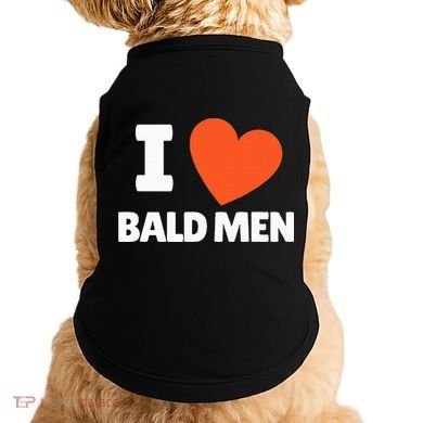 I Love Bald I Heart Bald Lovers Doggie Tank