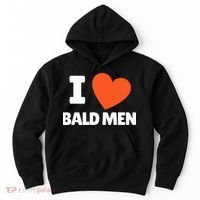 I Love Bald I Heart Bald Lovers Hoodie thumb 0