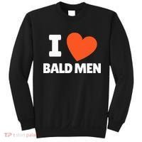 I Love Bald I Heart Bald Lovers Sweatshirt thumb 0