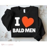 I Love Bald I Heart Bald Lovers Sweatshirt thumb 2
