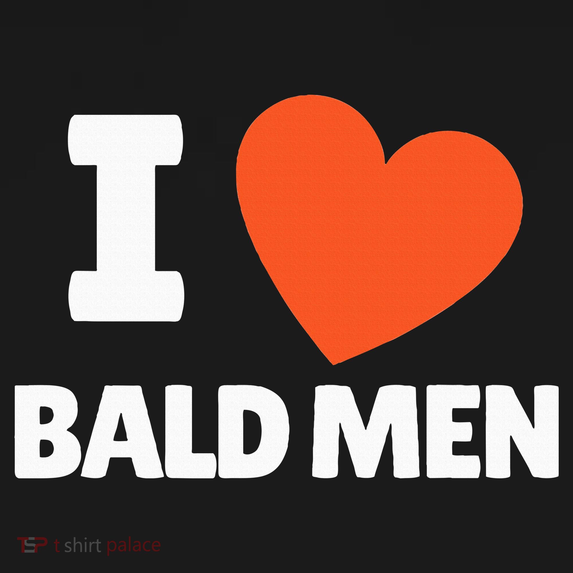 I Love Bald I Heart Bald Lovers Mousepad
