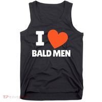 I Love Bald I Heart Bald Lovers Tank Top thumb 0