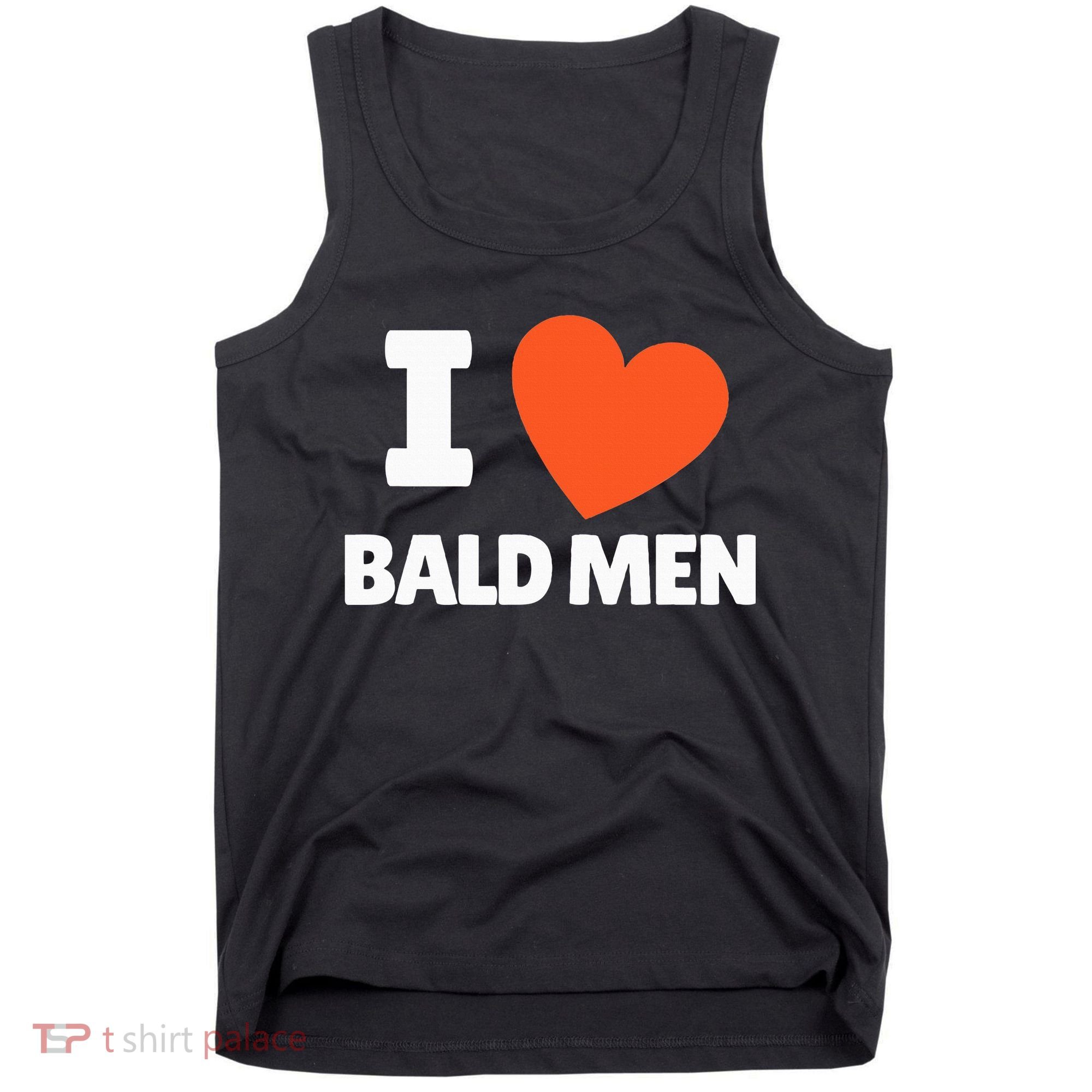 I Love Bald I Heart Bald Lovers Tank Top