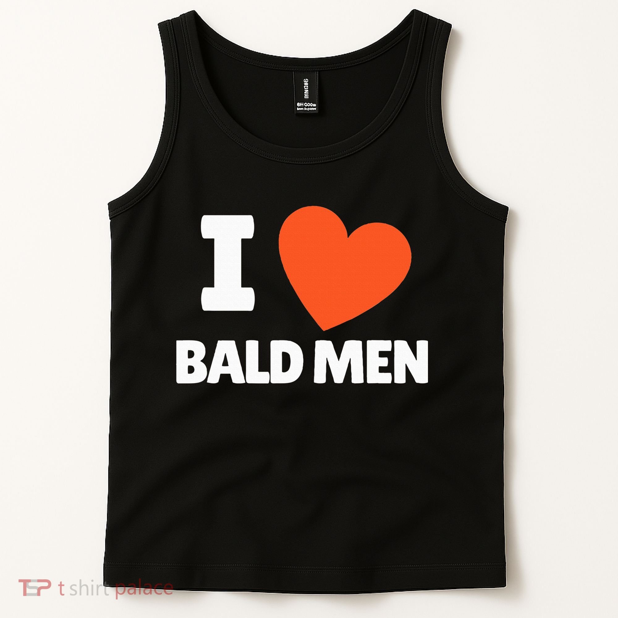 I Love Bald I Heart Bald Lovers Tank Top