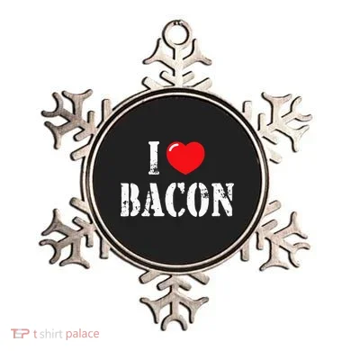 I Love Bacon for Bacon Lover Ornament