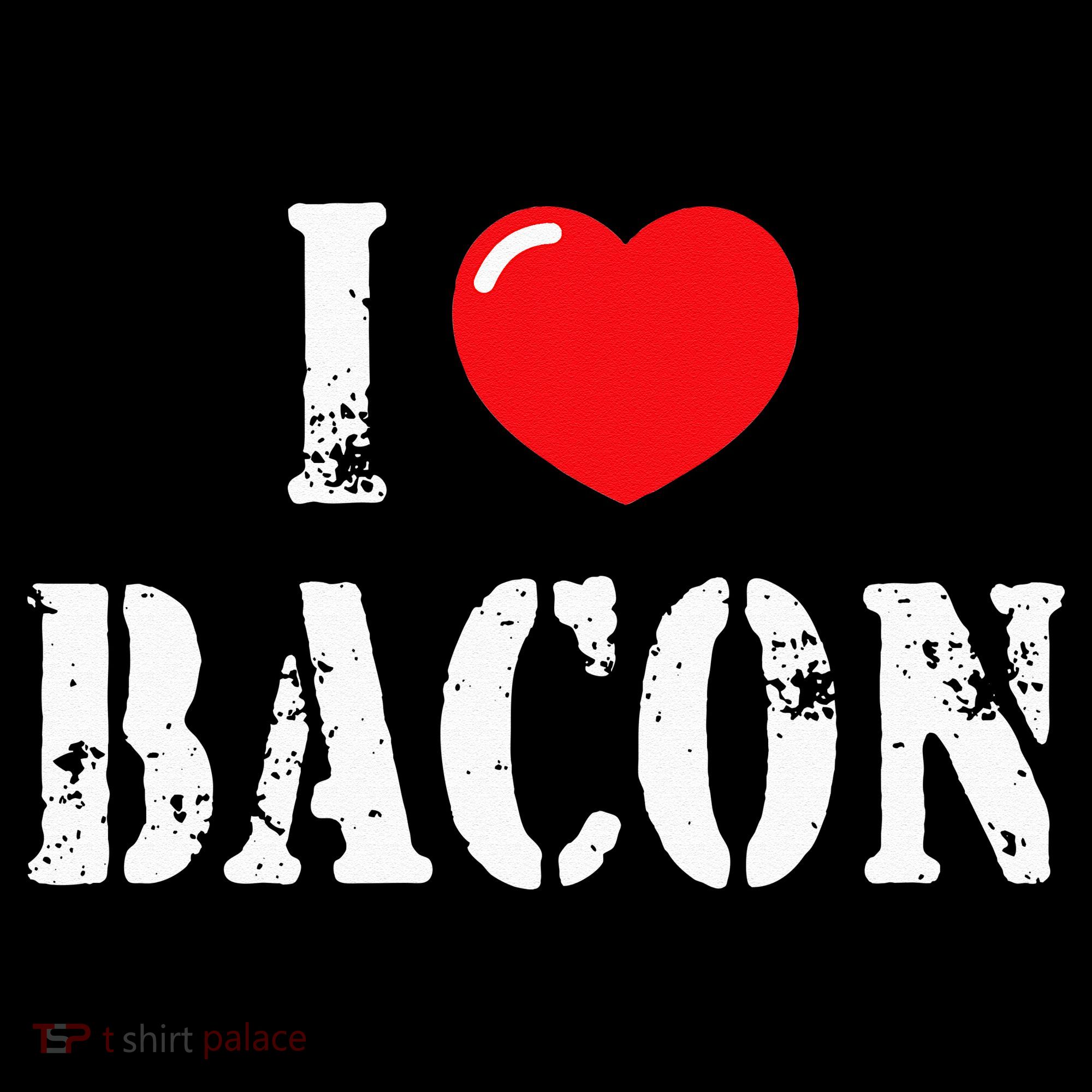 I Love Bacon for Bacon Lover Ornament