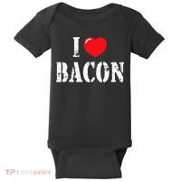 I Love Bacon for Bacon Lover Baby Bodysuit thumb 0