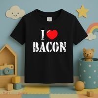 I Love Bacon for Bacon Lover Toddler T-Shirt thumb 3