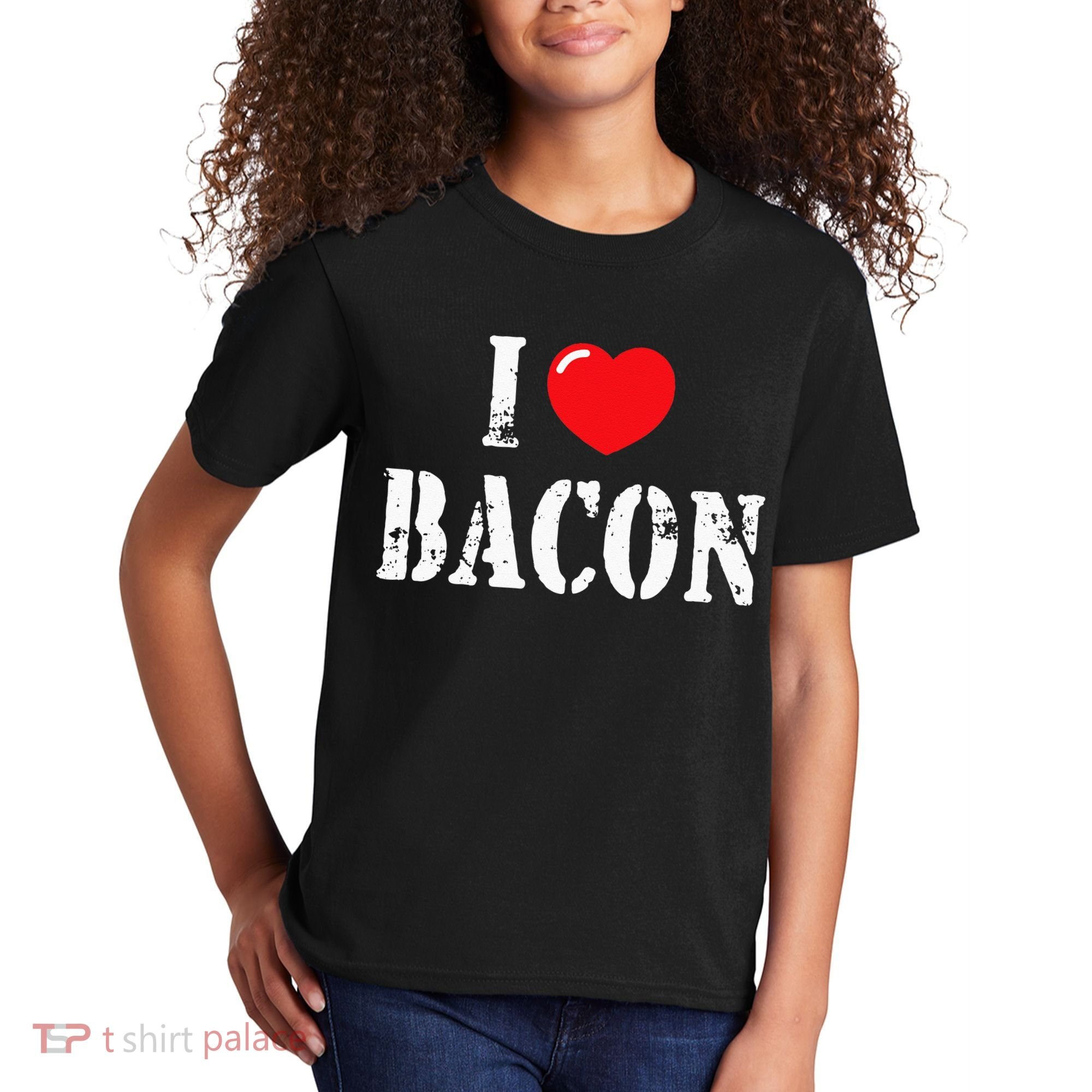 I Love Bacon for Bacon Lover Kids T-Shirt