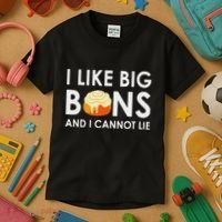 I Like Big Buns And I Cannot Lie Cinnamon Rolls Kids T-Shirt thumb 3