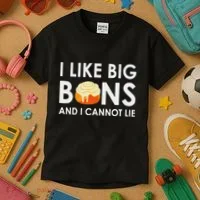 I Like Big Buns And I Cannot Lie Cinnamon Rolls Kids T-Shirt thumb 3
