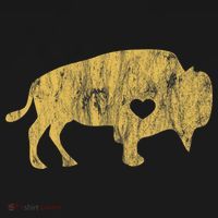 I Love Buffaloes Golden Buffalo Bison Lover Gift Ideas Ornament thumb 1